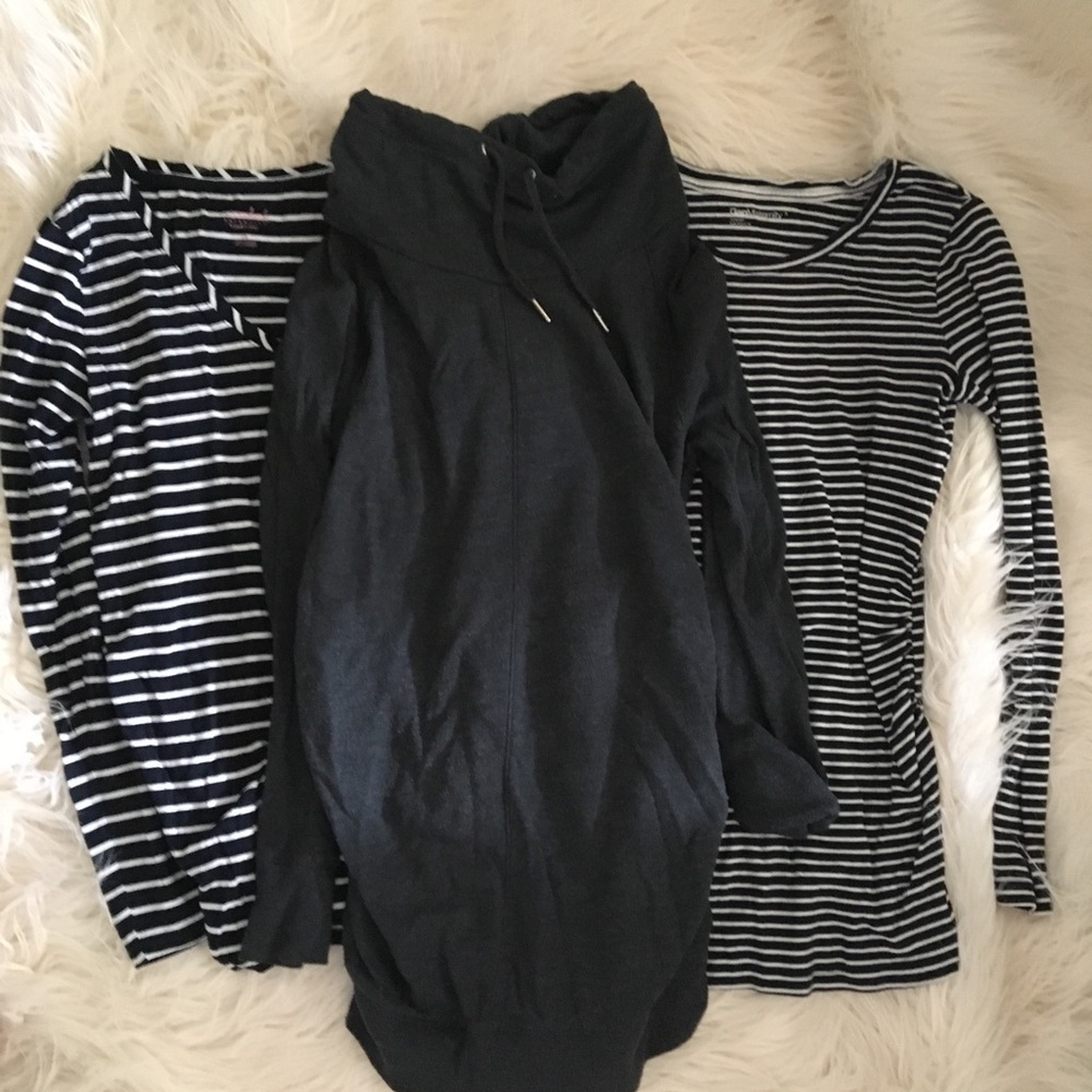 Bundle of Long sleeve maternity tops